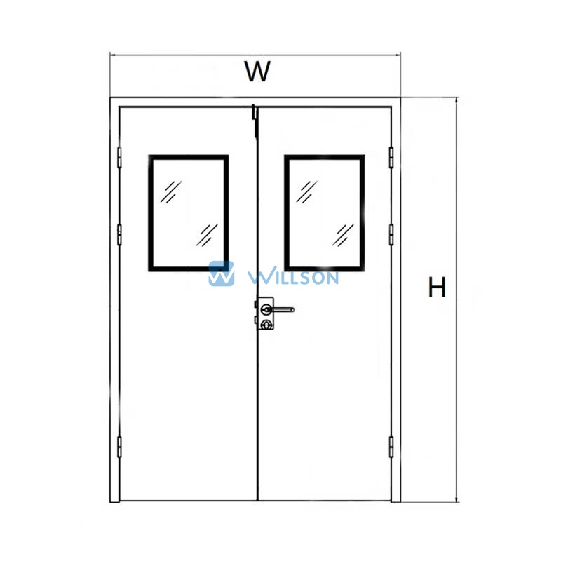 Cleanroom Door Width1500