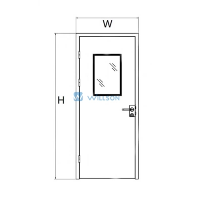 Cleanroom Door Width900