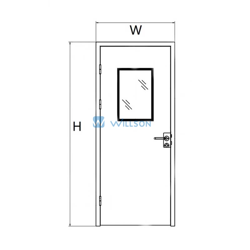 Cleanroom Door Width900