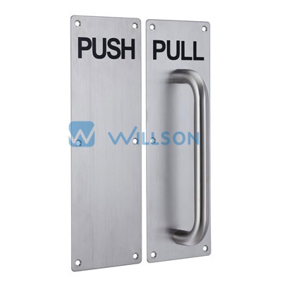 Cleanroom Door Push Pull Plate