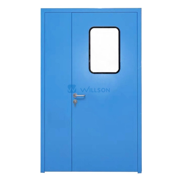 Cleanroom Unequal Double-leaf Door