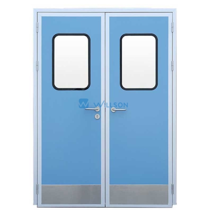 Cleanroom HPL Equal Double-leaf Door
