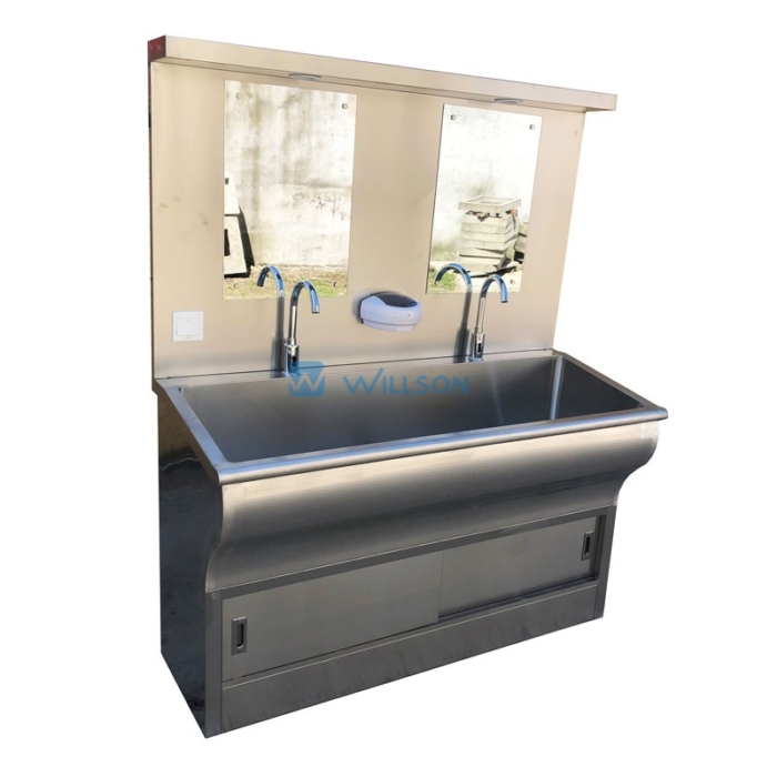 hospital surgical stainless steel scrub sink