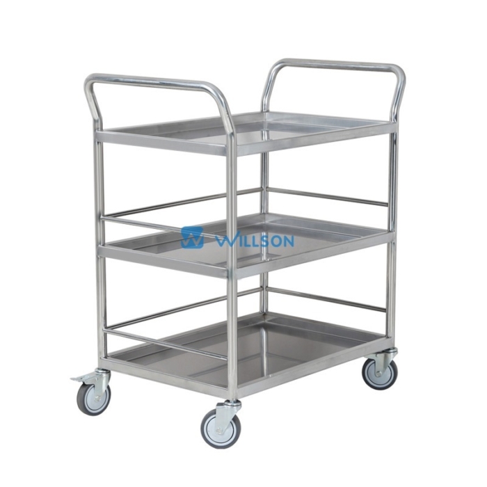 3-tier Stainless Steel Cart 4