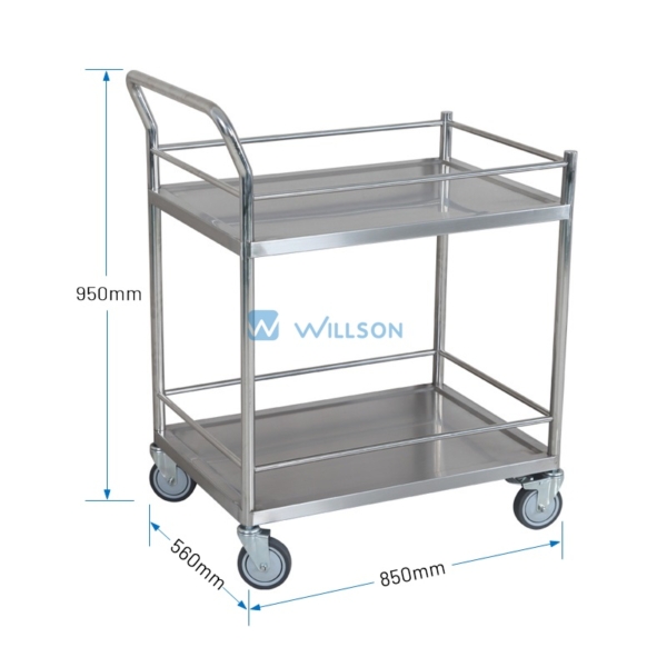 Big-Size Stainless Steel Cart