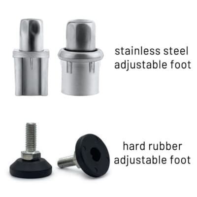 Adjustable Feet of Stainless Steel Table