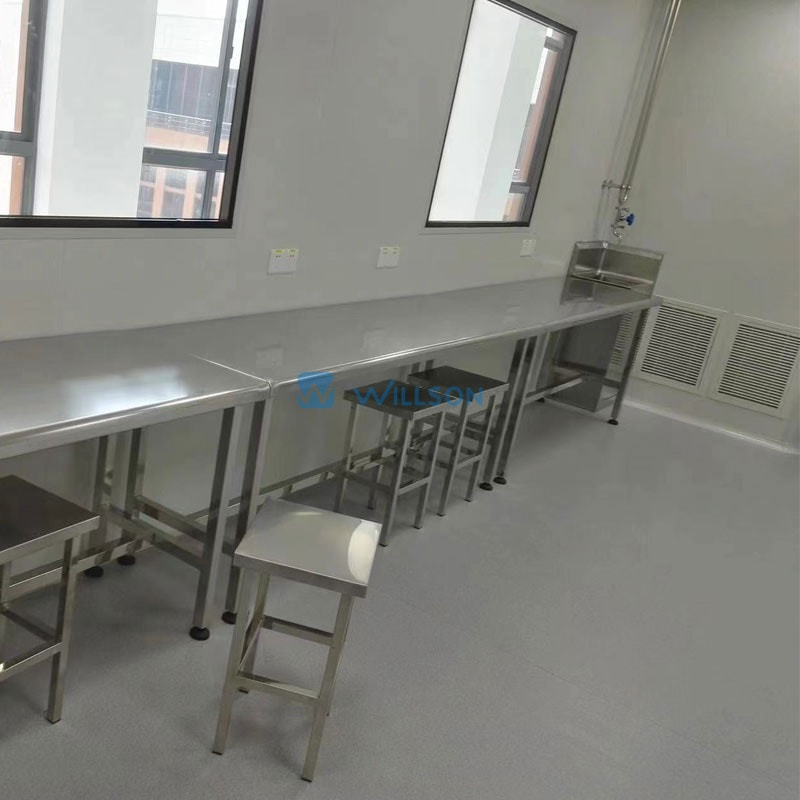 S.S Tables in Cleanroom