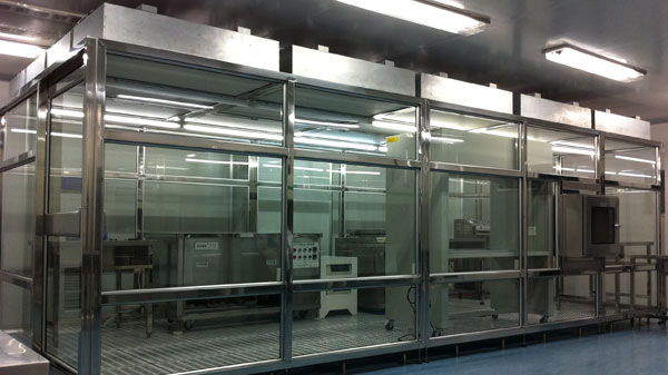 Real-case Hard-wall Cleanroom